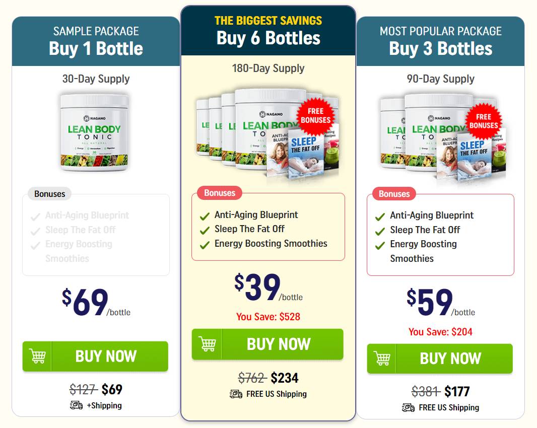 Nagano Tonic  official website buy